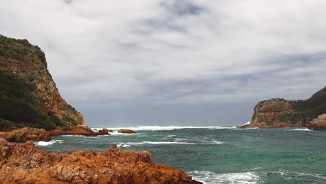 panoramic views of one of the most dangerous crossings in the world, the knysna heads from fountain head