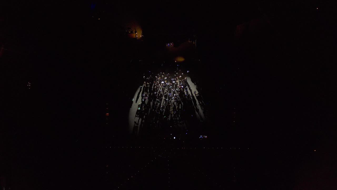 multitud de conciertos bajo las luces del escenario