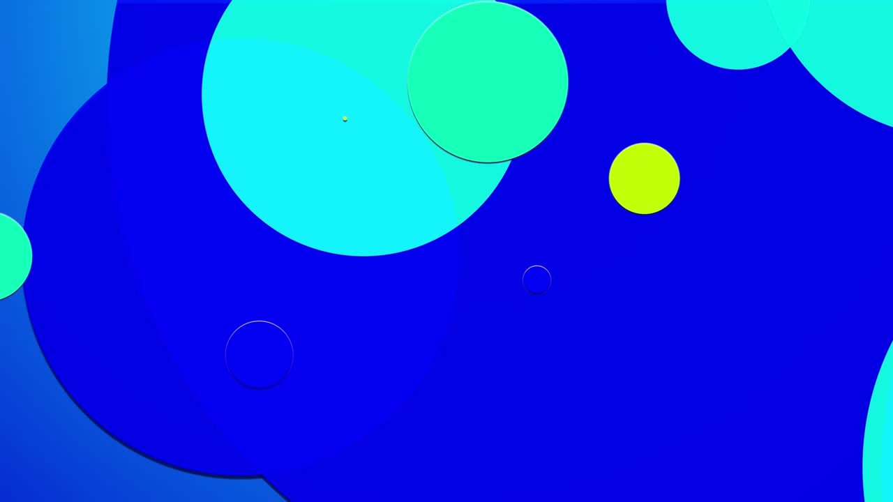 simple abstracto 4k estilo plano en bucle de fondo con círculos que cambian su tamaño, se superponen entre sí. diseño limpio simple minimalista. luma mate como canal alfa 1