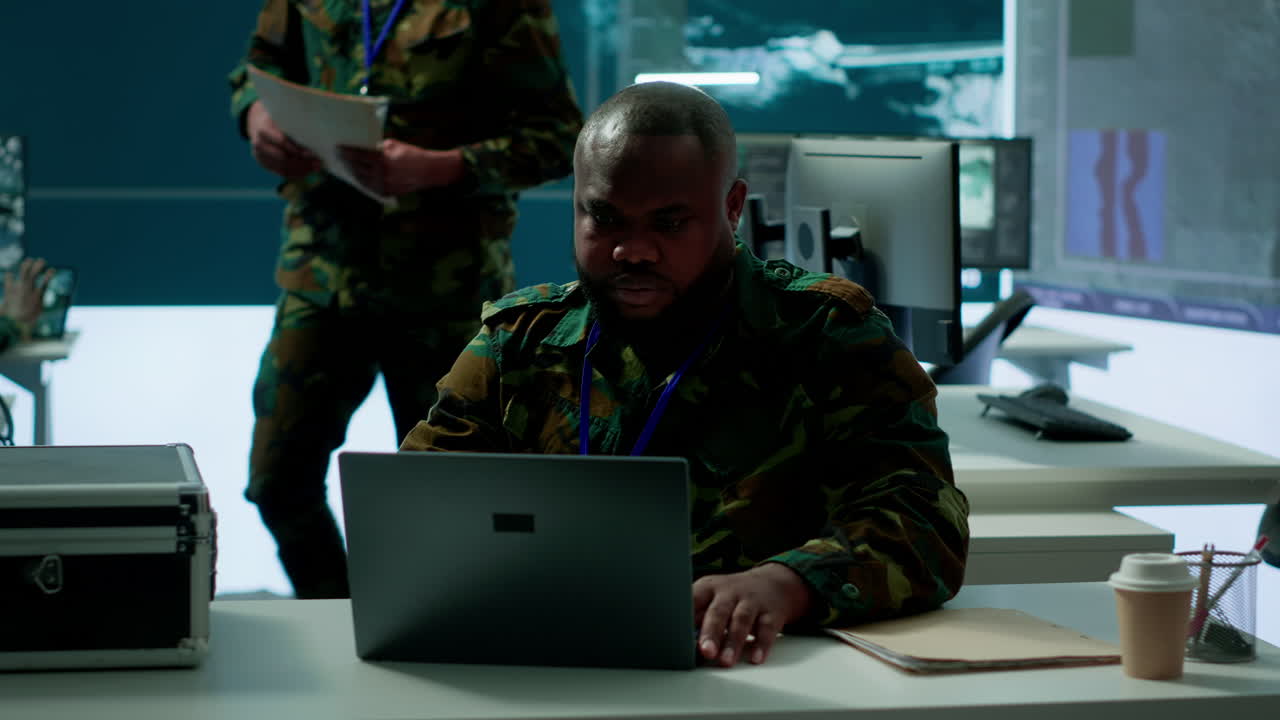 Army intelligence expert utilizes modern computer systems and satellite imagery