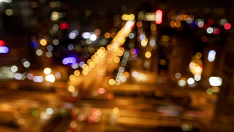 timelapse of the beijing city skyline from a high vantage point
