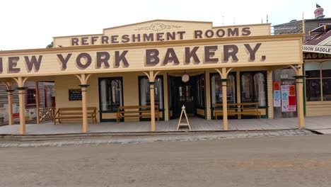 historic new york bakery in an old western town