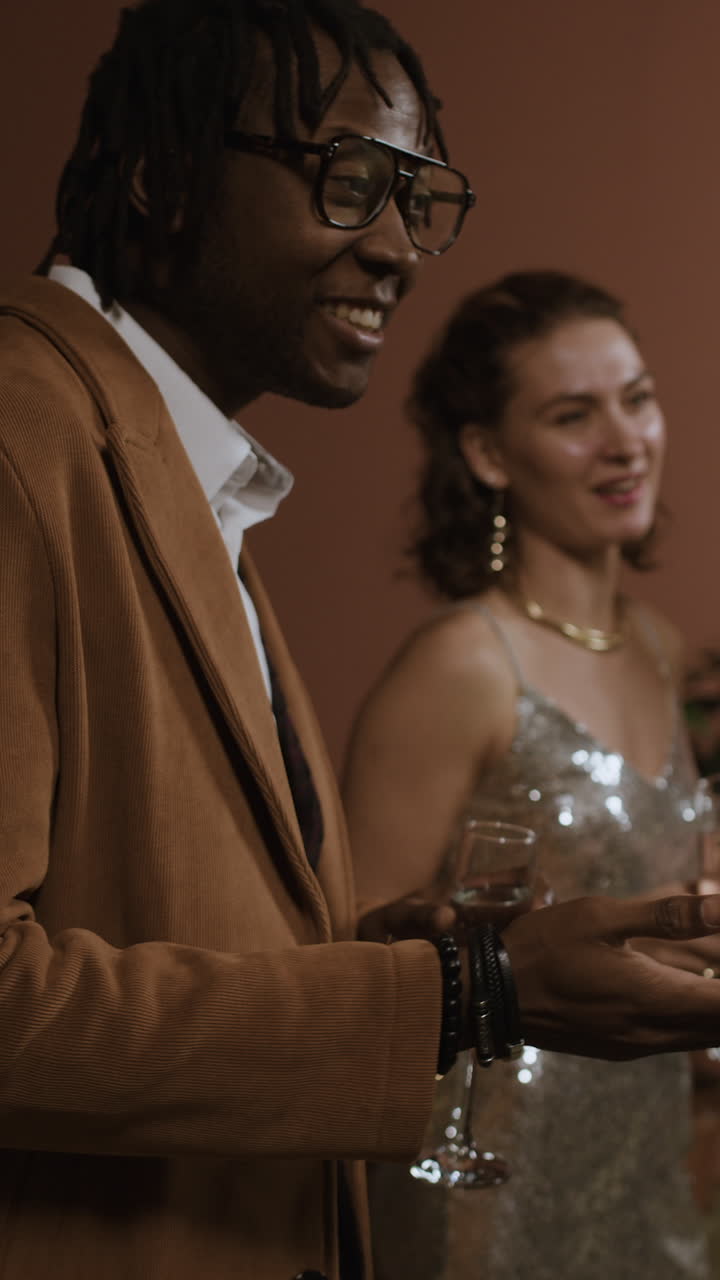 People celebrating an event