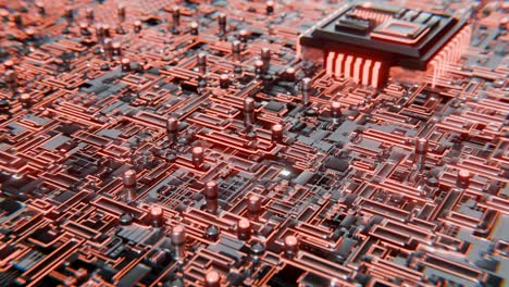 abstract circuit board