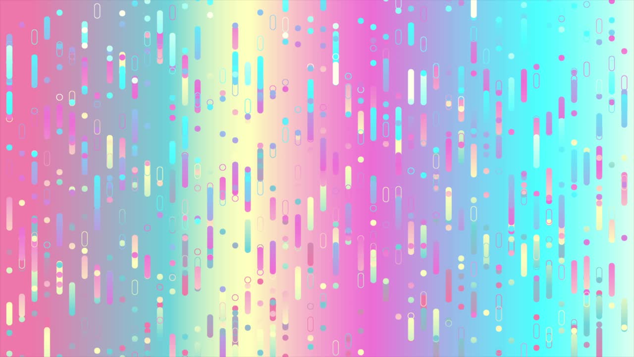 Holographic geometric abstract tech video animation