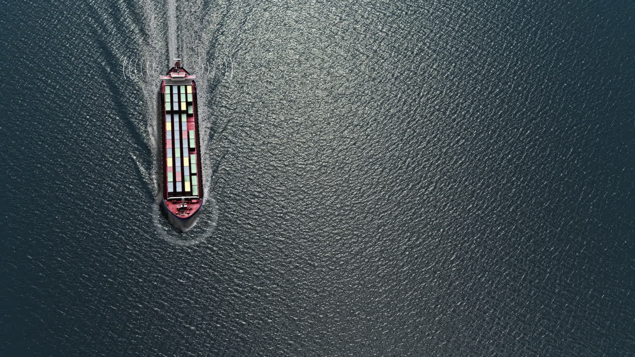 Container Ship in Maritime Navigation