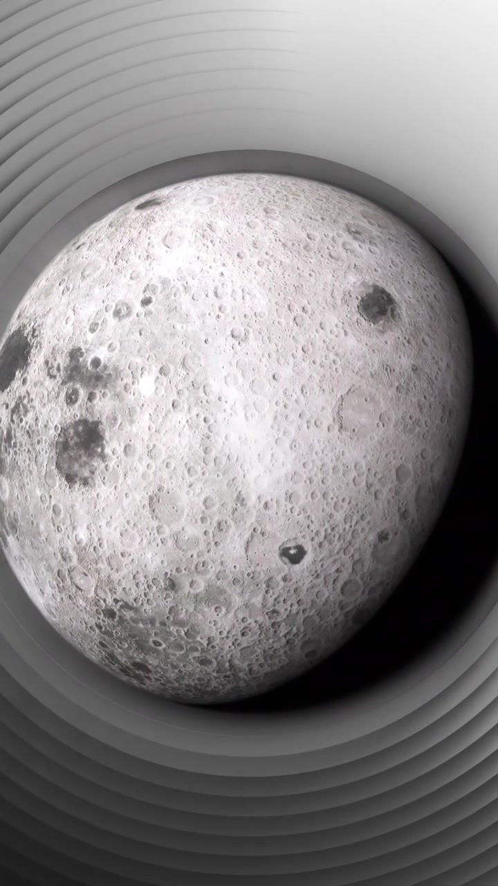 Animation of globe spinning over circle grey pattern background