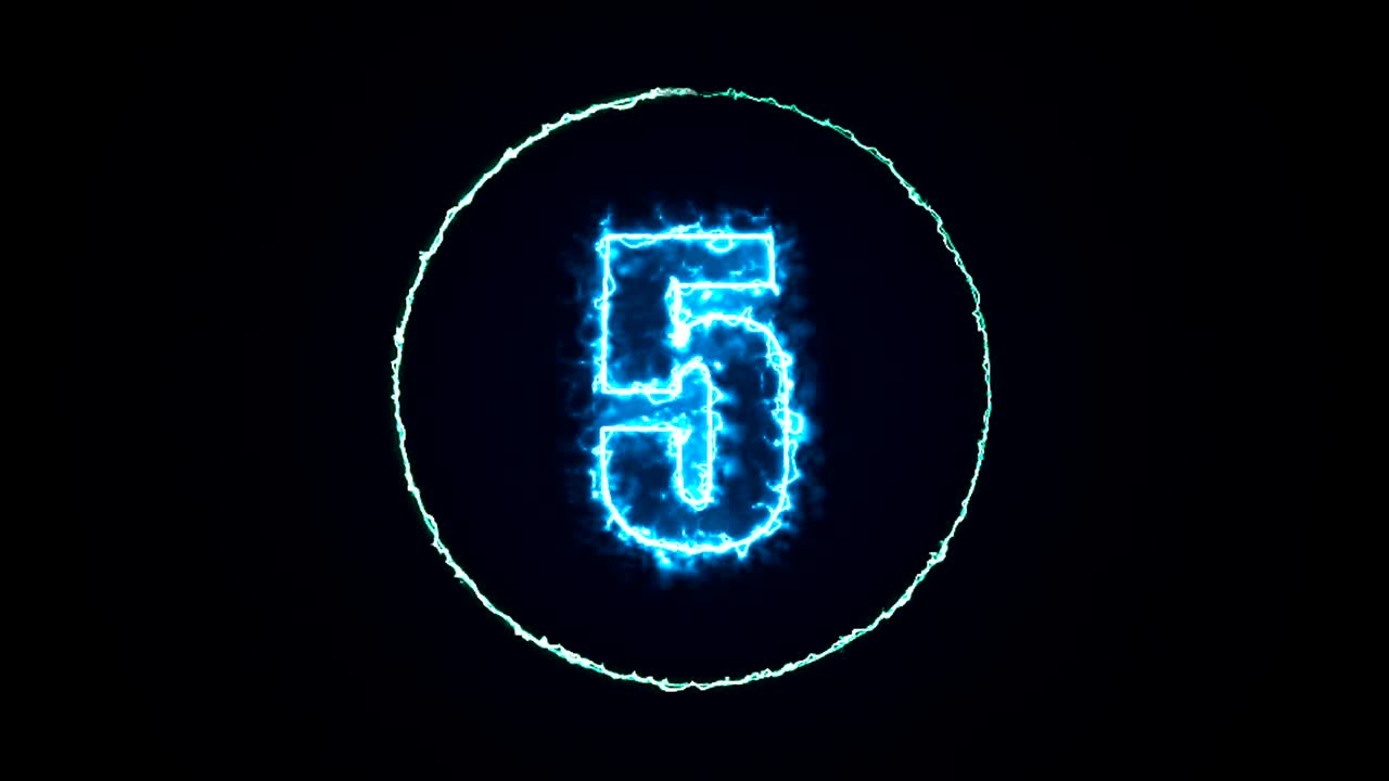 абстрактный фон с обратным отсчетом энергии