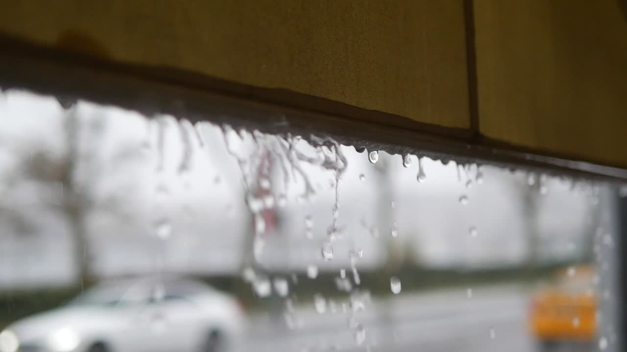 Rain Drops on Window
