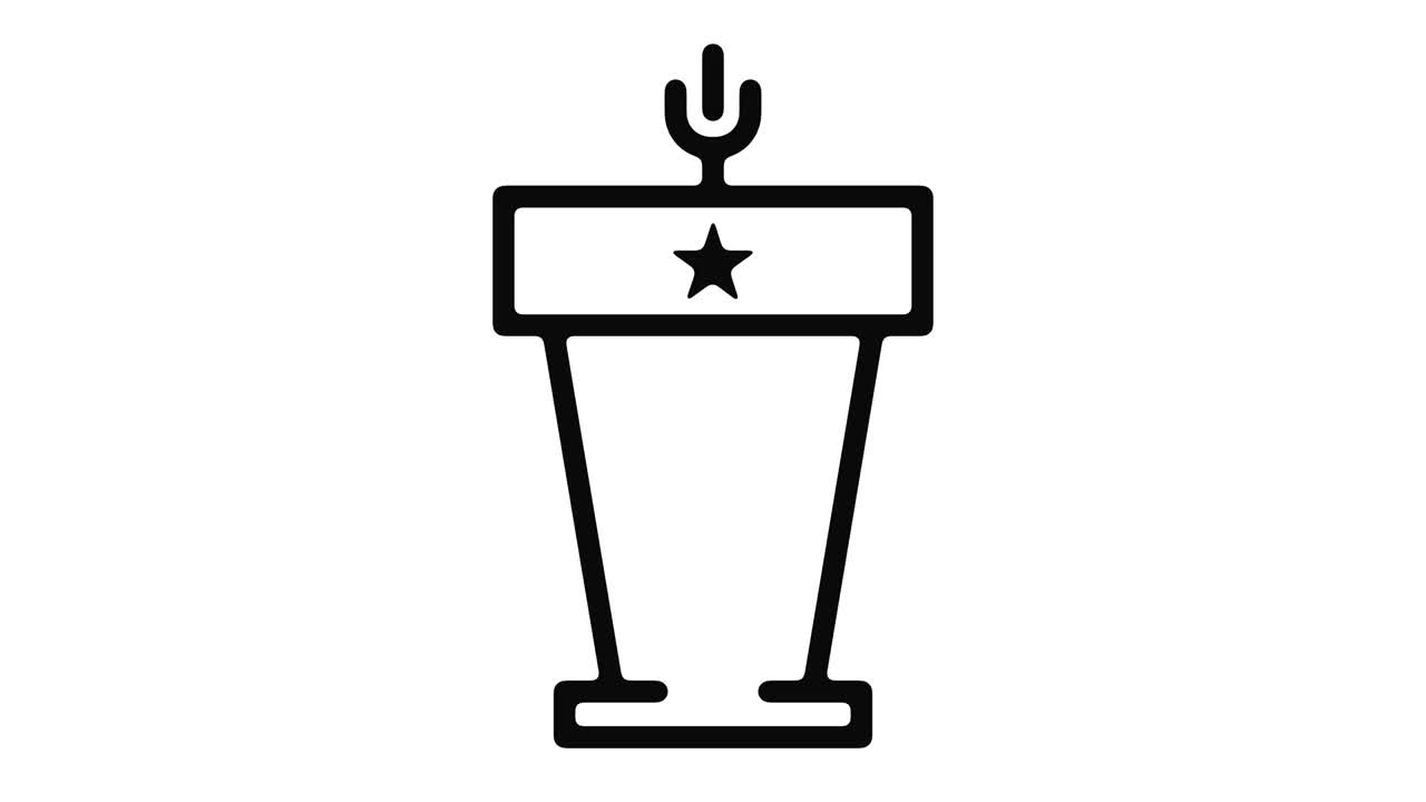 스피치 라인 모션 그래픽