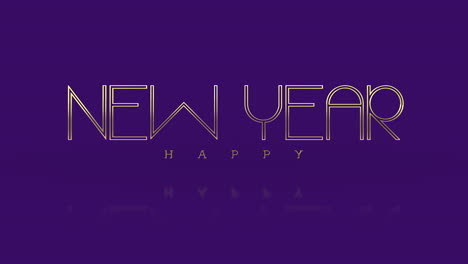 Elegance-style-Happy-New-Year-text-on-purple-gradient