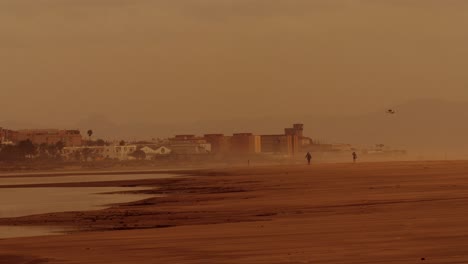 Andalusischer-Strand-Totale-In-4K-Auflösung