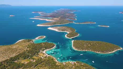 panorama of islands in the adriatic sea