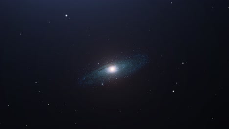 pequeñas galaxias y estrellas flotantes en el universo