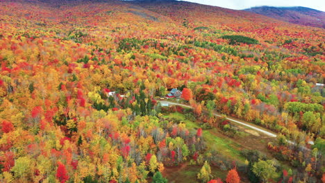 autumn landscape saturation