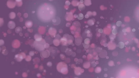 animación de puntos blancos que se mueven sobre un fondo púrpura