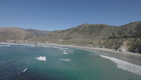 landscapes of sand dollar beach in big sur california