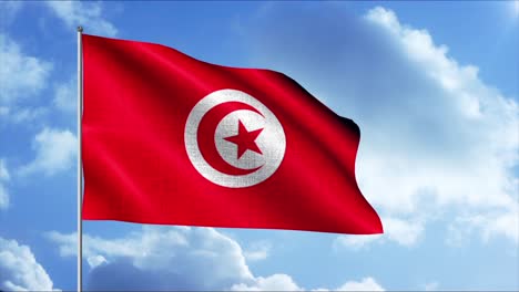 the flag of tunisia