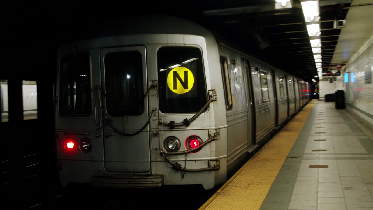 Subway Train at the Station