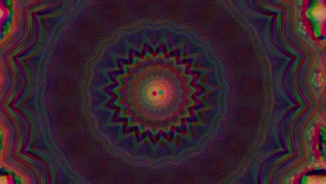 el fondo abstracto de 4k, el bucle de fantasía en movimiento dinámico, el caleidoscopio.