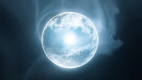 glowing celestial sphere