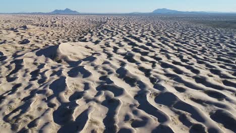 una vista panorámica de los magníficos campos de dunas del desierto de samalayuca, estado de chihuahua, méxico