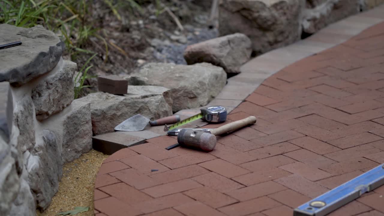 Building a Brick Patio