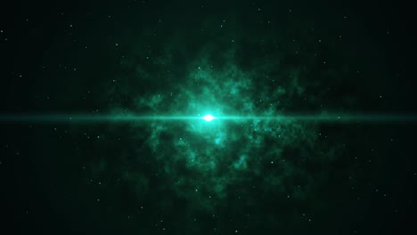 oscura galaxia ruido azul naturaleza vista líneas estelares bucle animación de fondo.