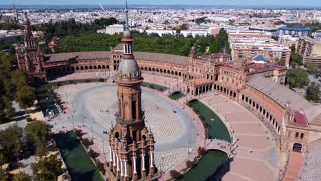 Plaza-De-Espana,-Seville