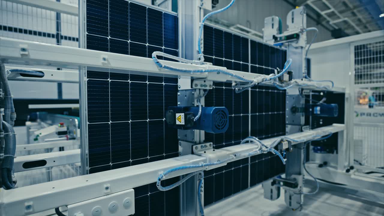 Solar panel factory