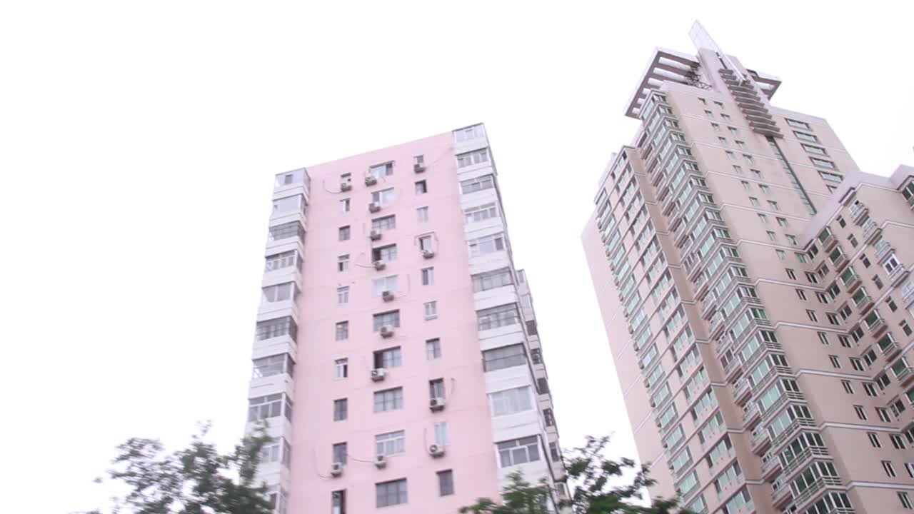 Movement by building in Beijing China