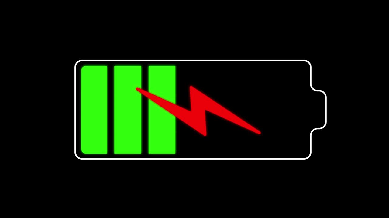 Spia di avviso batteria in carica.