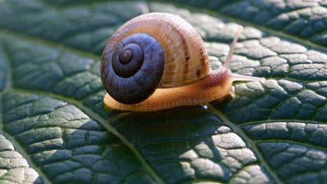 Snail on a Leaf
