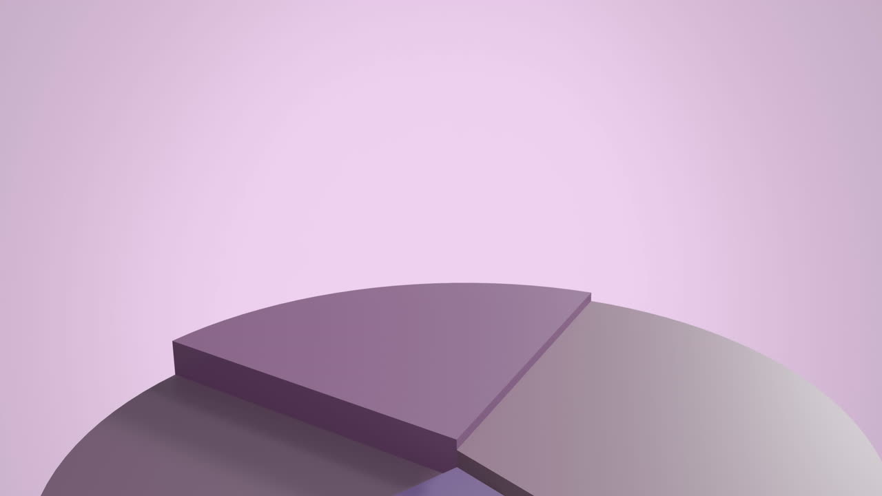 animación de estadísticas y procesamiento de datos financieros sobre fondo púrpura