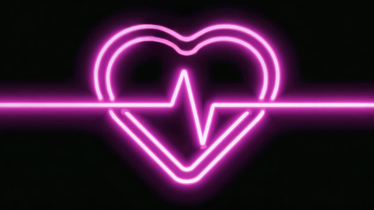 네온 심장 박동