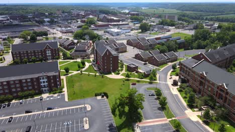 drone footage of austin peay dorms in clarksville, tn