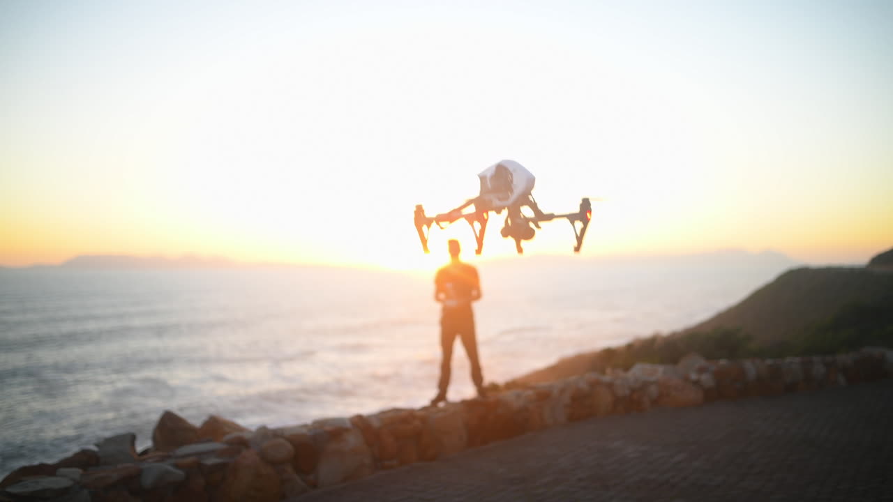 위에서 아래로 자연을 보세요.