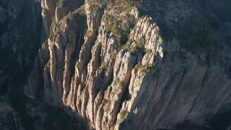 aerial of basaseachic falls national park mexico copper canyon state of chihuahua