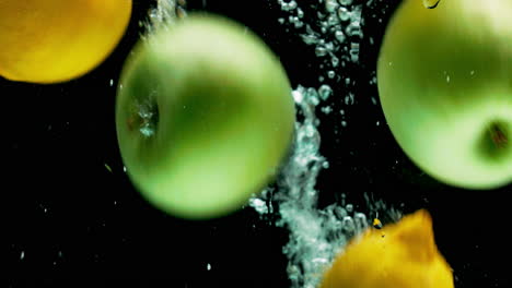 lemons in water