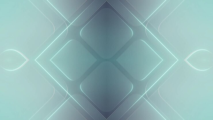 Abstract Symmetrical Glowing Lines Background