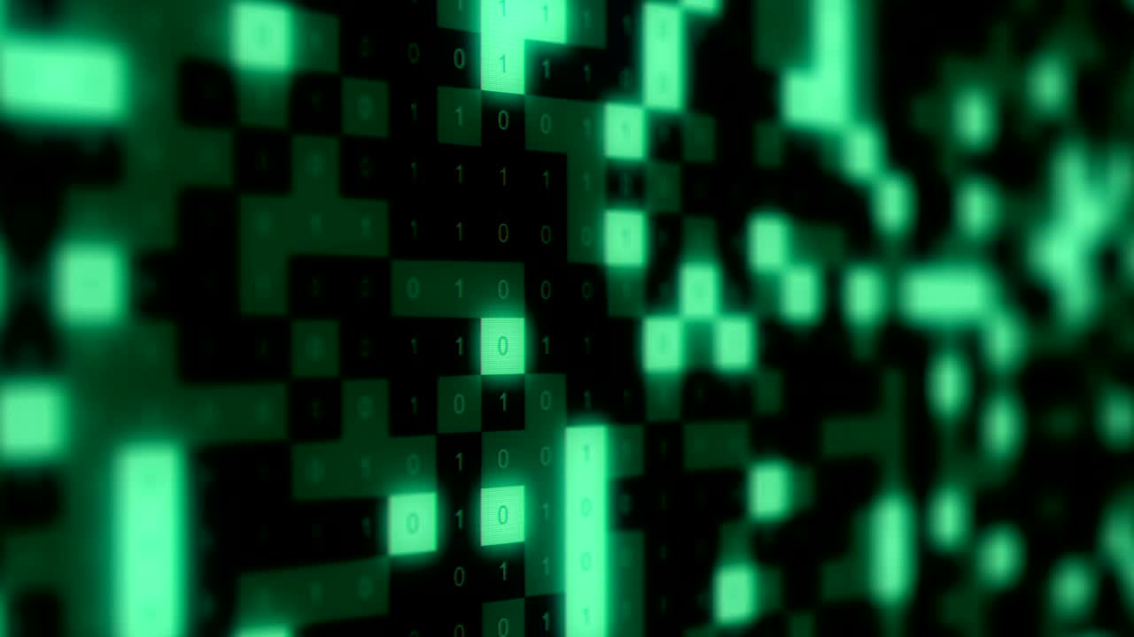 cuadrícula binaria digital abstracta.