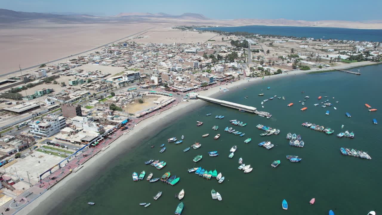 Paracas Peru town by the desert