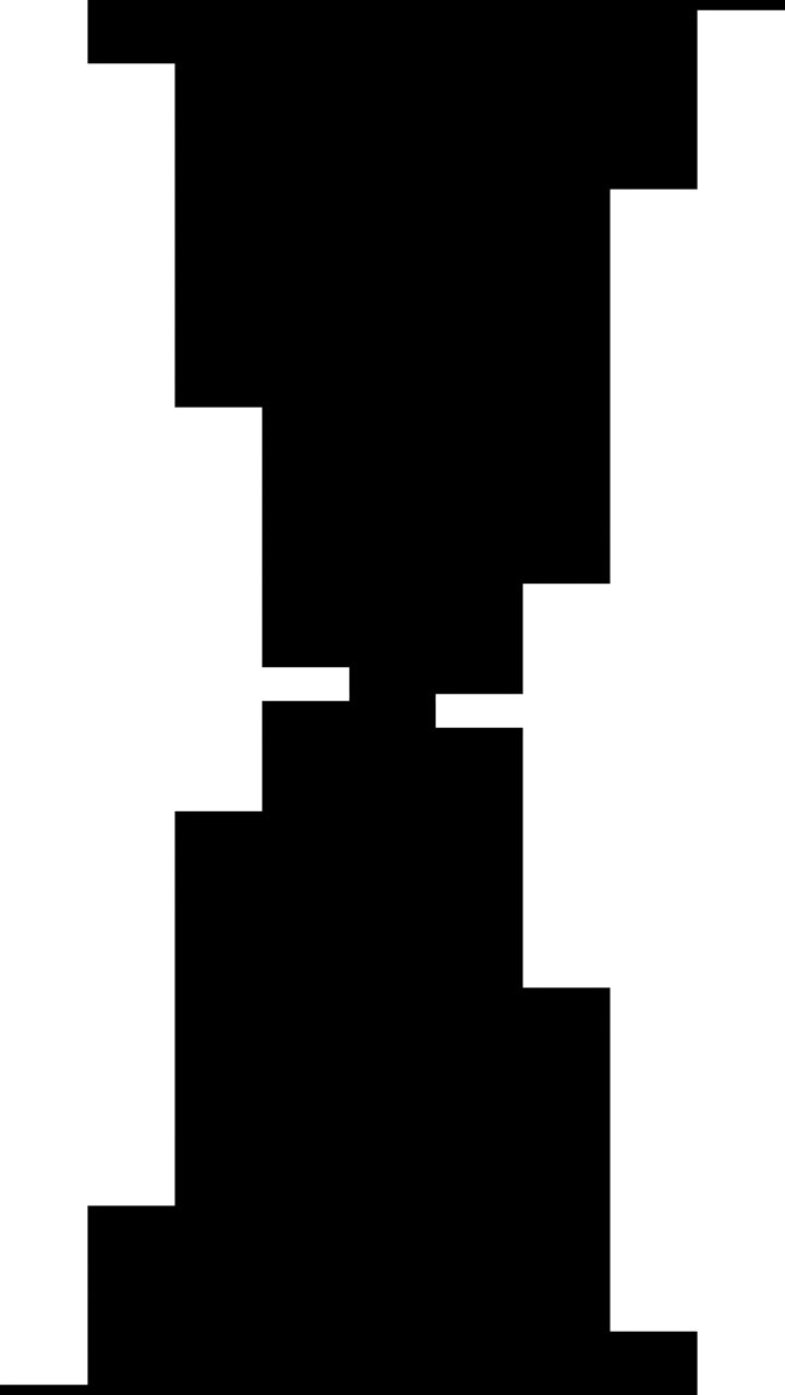 Abstract Geometric Hourglass Animation Transition
