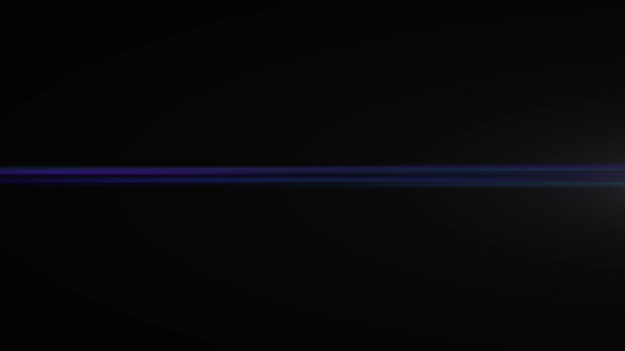 Blue optical lens flares light moving from left to right optical lens flare effect light leak flash