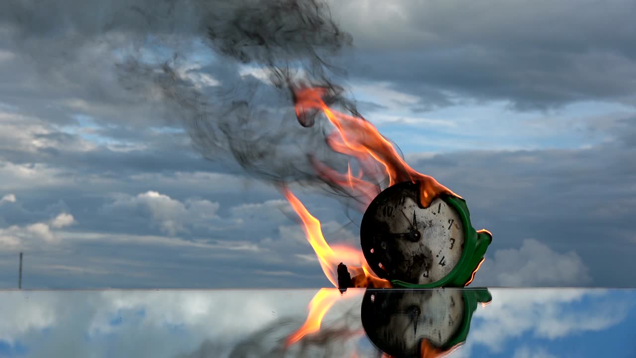 시간은 불입니다.