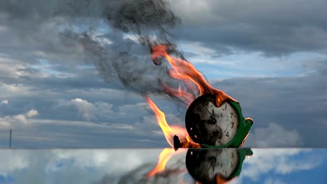 el tiempo es un fuego.