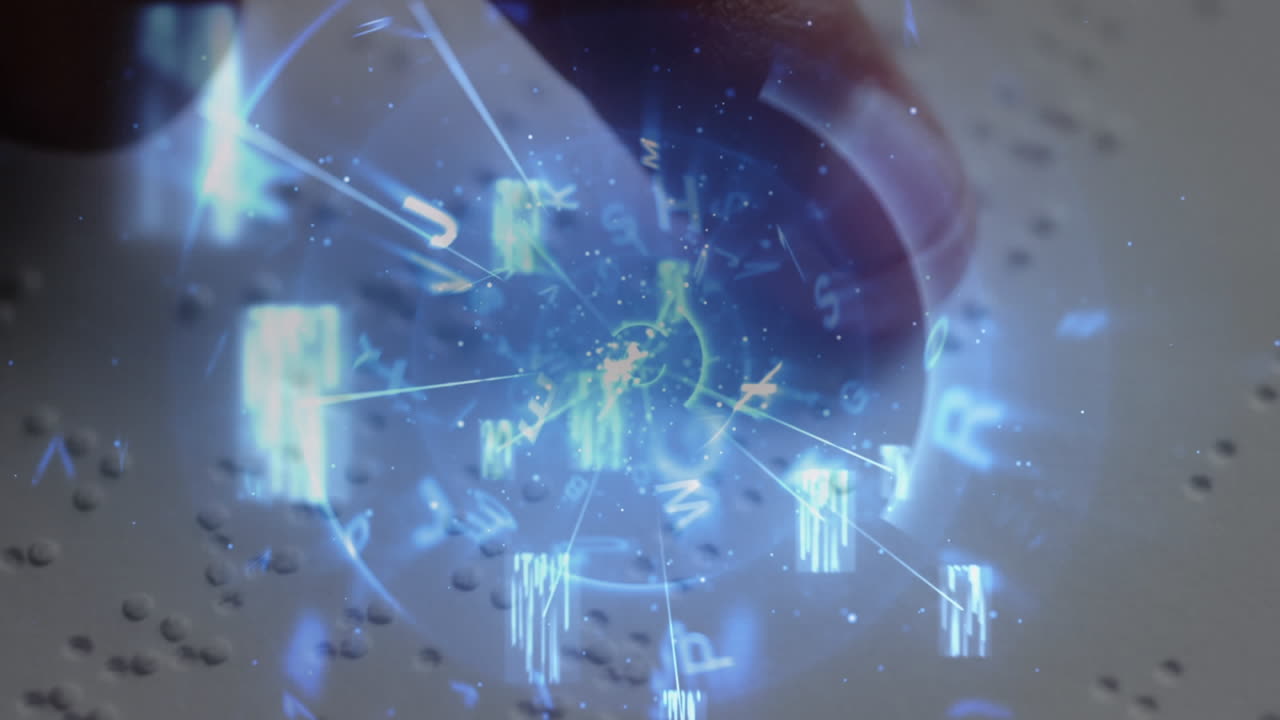 손가락으로 읽을 수 있는 브라이일 책에 대한 데이터 처리