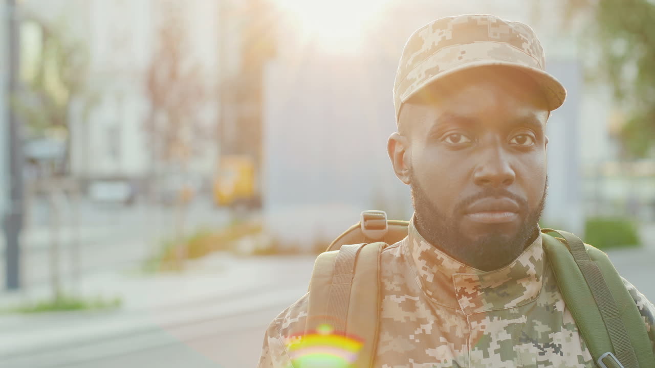 Joyful Young Smiling In The Street
