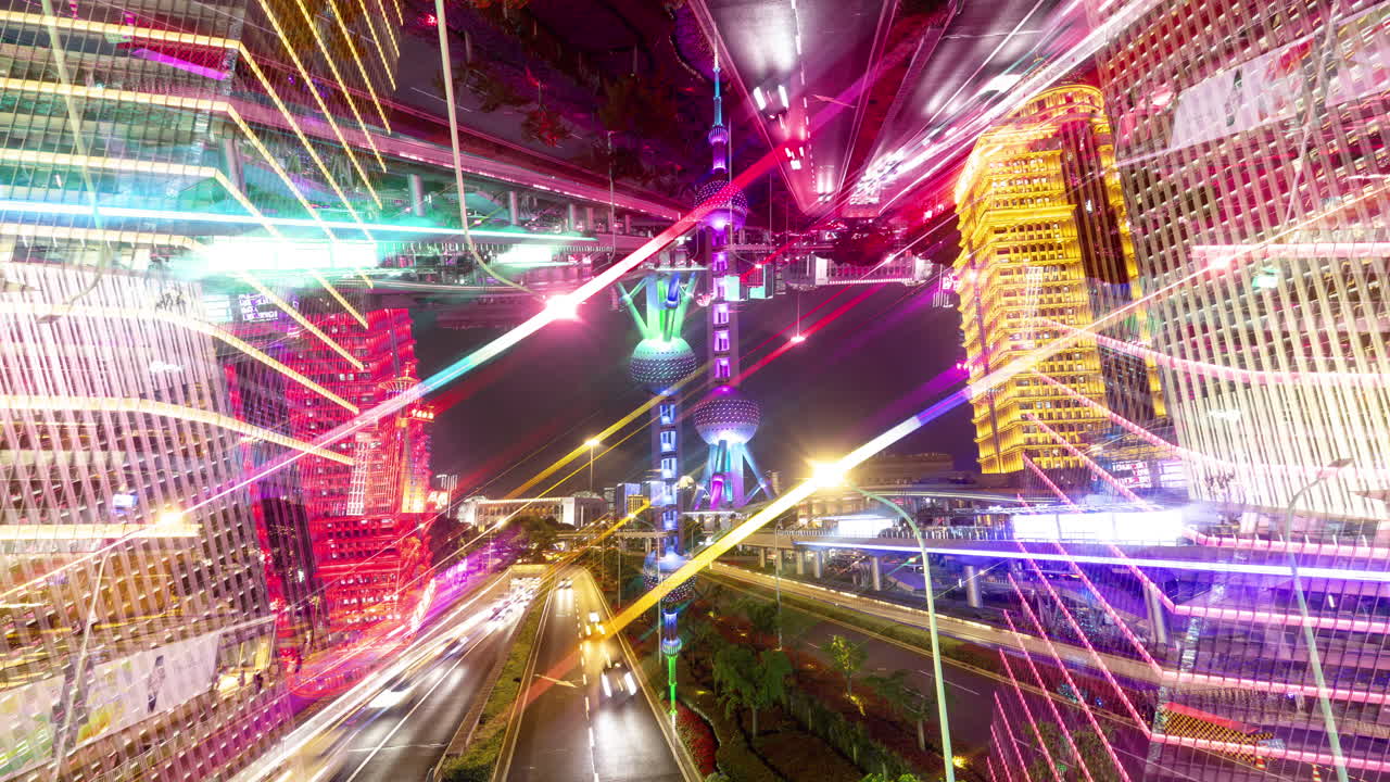 Timelapse of the amazing Shanghai city skyline