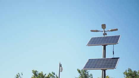 alumbrador de calle alimentado por energía solar
